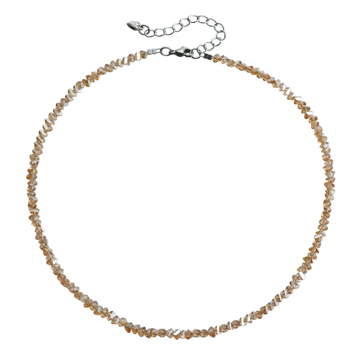 CZ Multi-Faceted Dainty Crystal Pendant Necklace | INS Minimalist Light Luxury | Fashion Collarbone Women