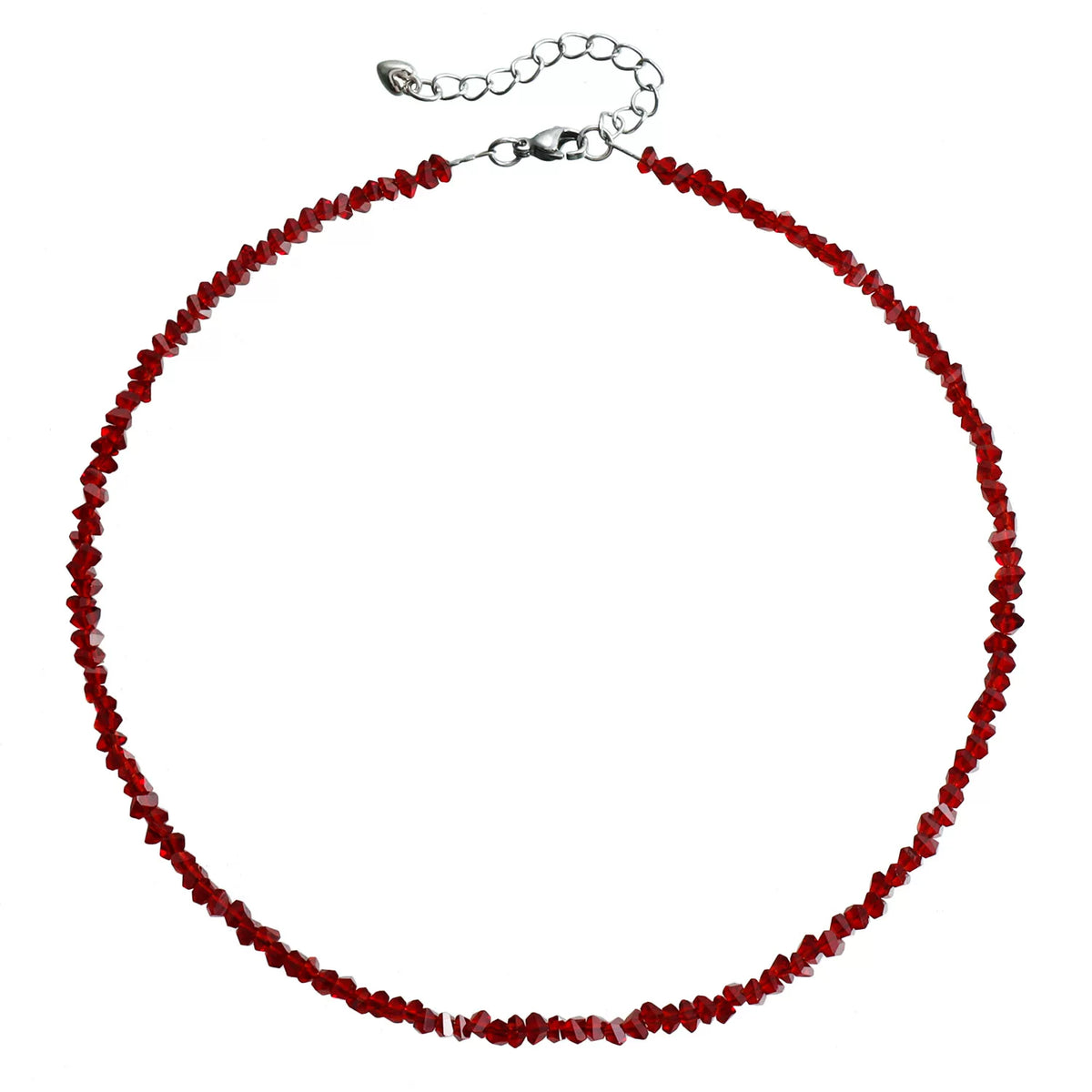 CZ Multi-Faceted Dainty Crystal Pendant Necklace | INS Minimalist Light Luxury | Fashion Collarbone Women