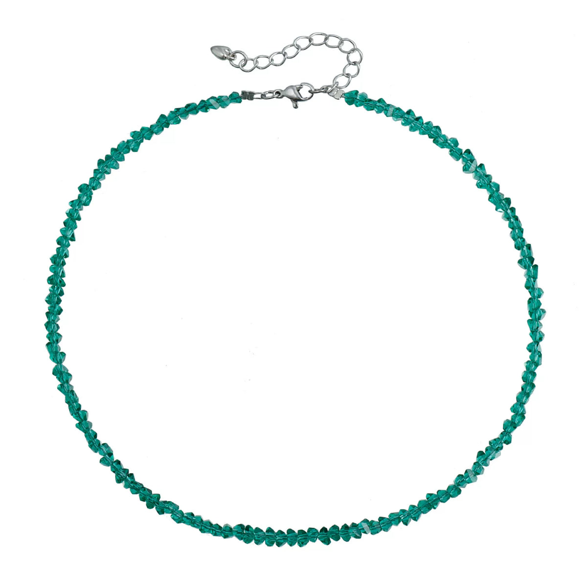 CZ Multi-Faceted Dainty Crystal Pendant Necklace | INS Minimalist Light Luxury | Fashion Collarbone Women
