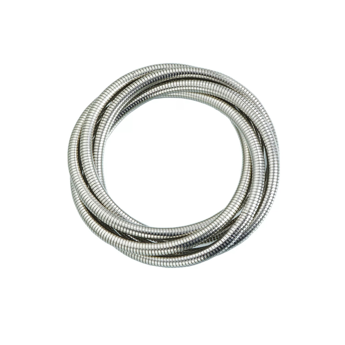 Retro multi strand snake chain layered stacked mixed metal bracelet fluid sculptural wind-inspired fluid organic bracelet anti-tarnish hypoallergenic effortless chic everyday style