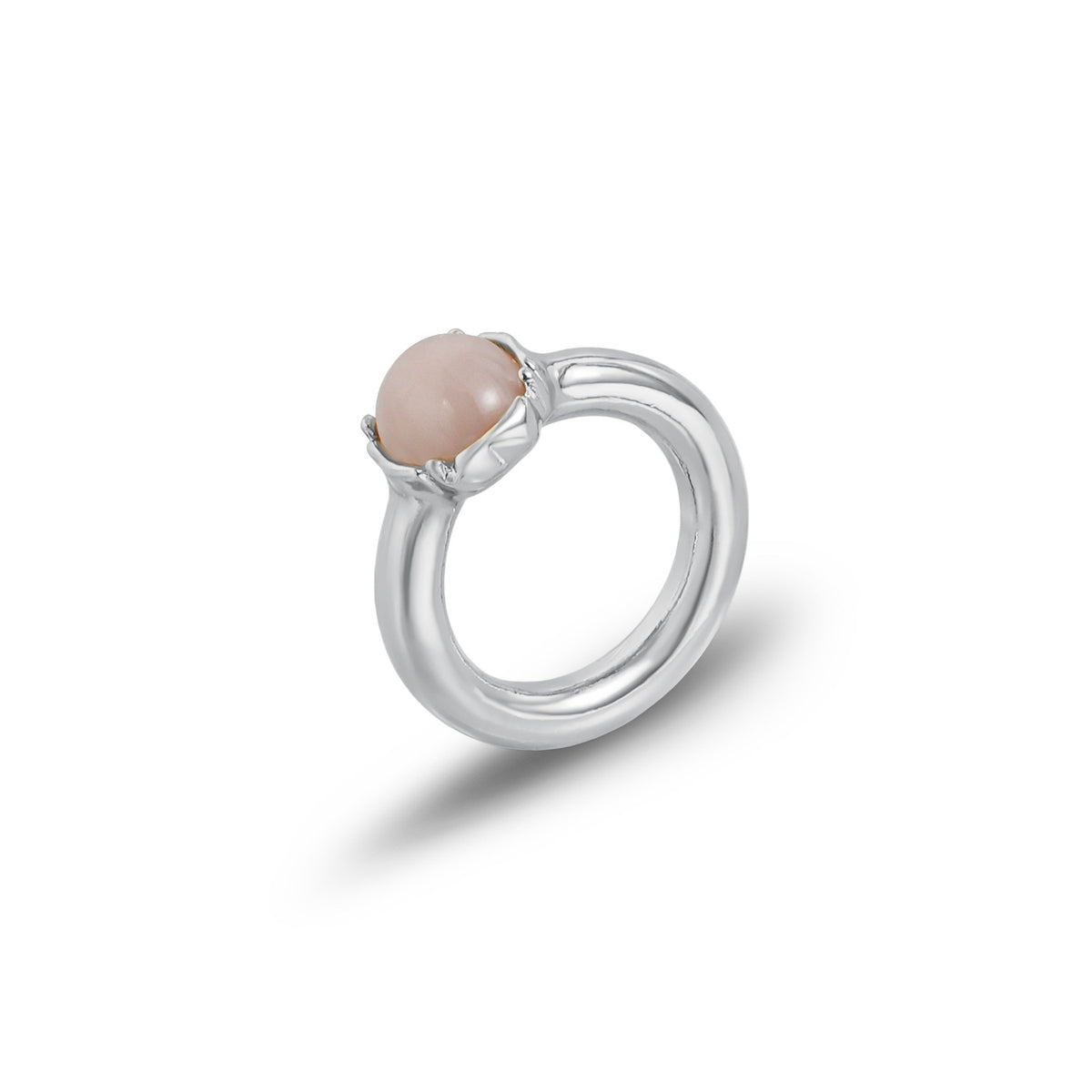 Geometric Gemstone Inlay Ring Set | Alloy Adjustable | Y2K Niche Minimalist | Personalized Fashion Women