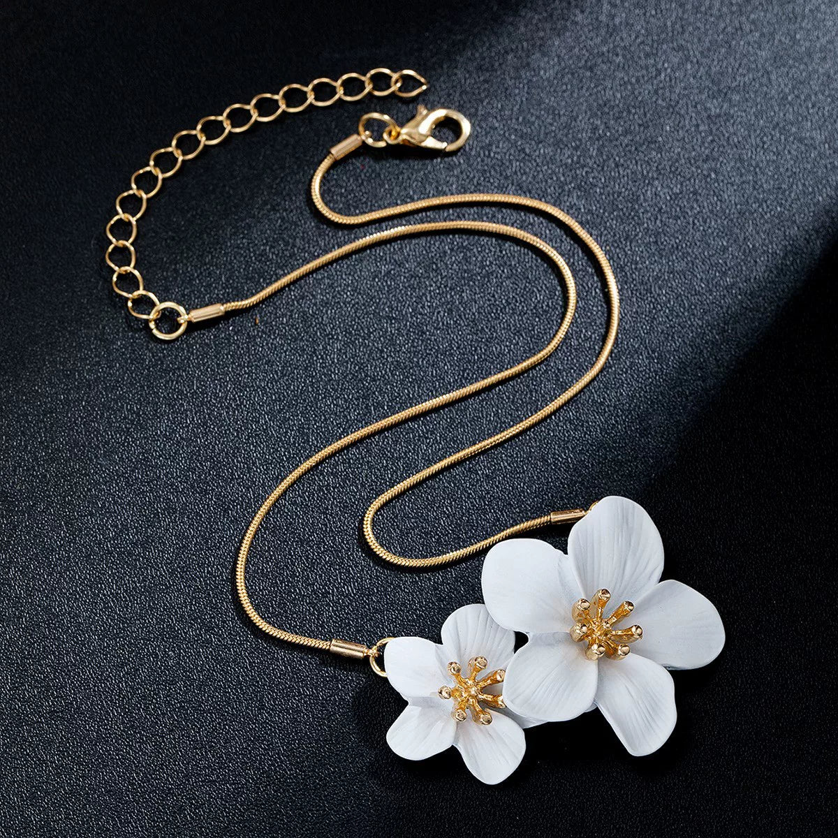 Europe and the United States cross-border fashion exaggerated creative heavy metal flower five petal flower women stud earrings suitable for holiday party accessories