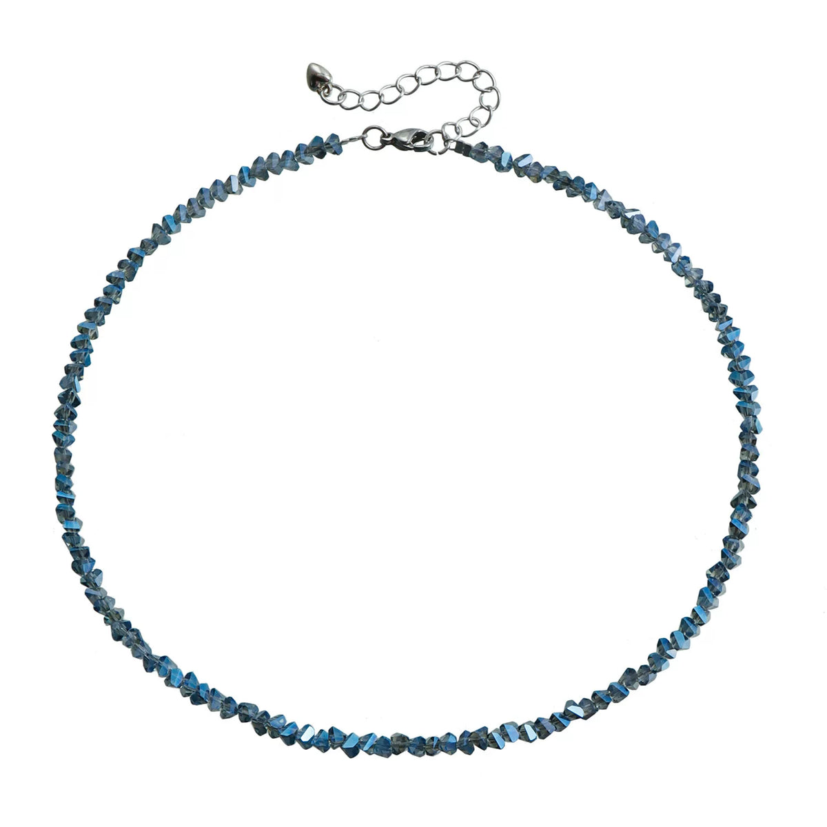 CZ Multi-Faceted Dainty Crystal Pendant Necklace | INS Minimalist Light Luxury | Fashion Collarbone Women